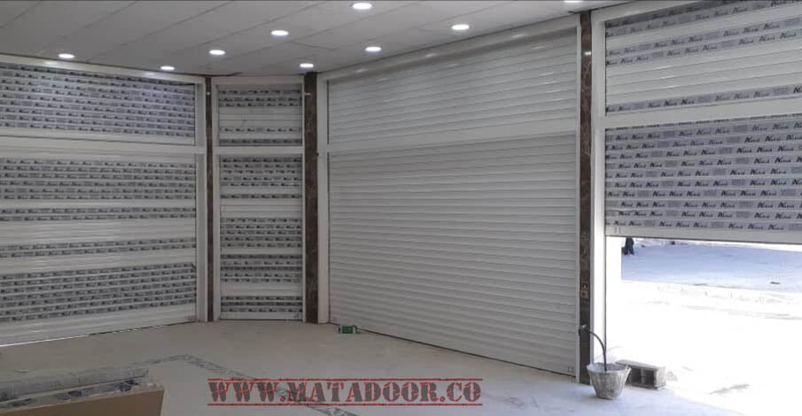 کرکره آلومینیومی سفید آکرول ساخت و نصب ماتادر