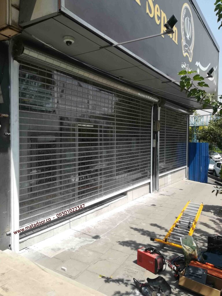 نصب کرکره پلی کربنات ضد سرقت بانک سپه