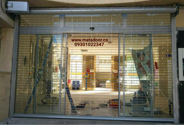کرکره پلی کربنات جهت وروردی ادارات